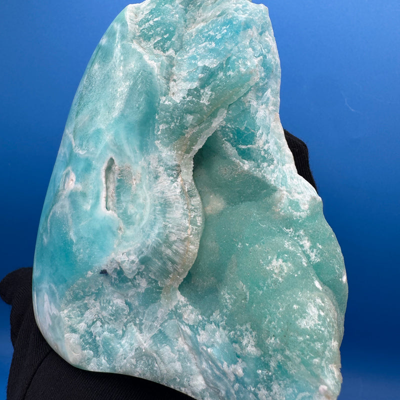 Blue Aragonite Free Form - 865g