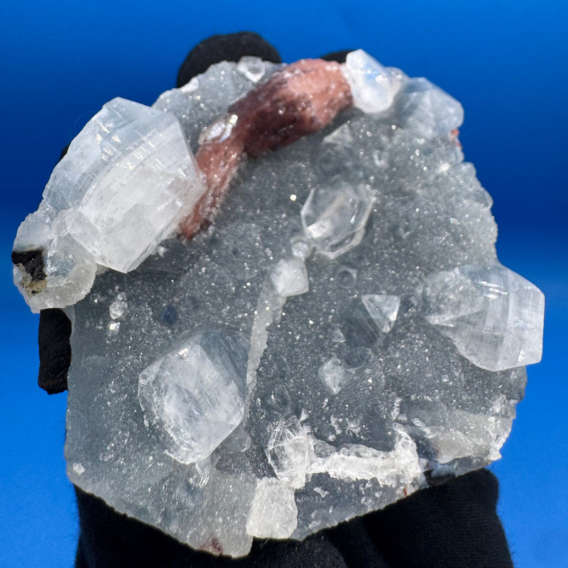 Heulandite on Chalcedony Specimen - 196g