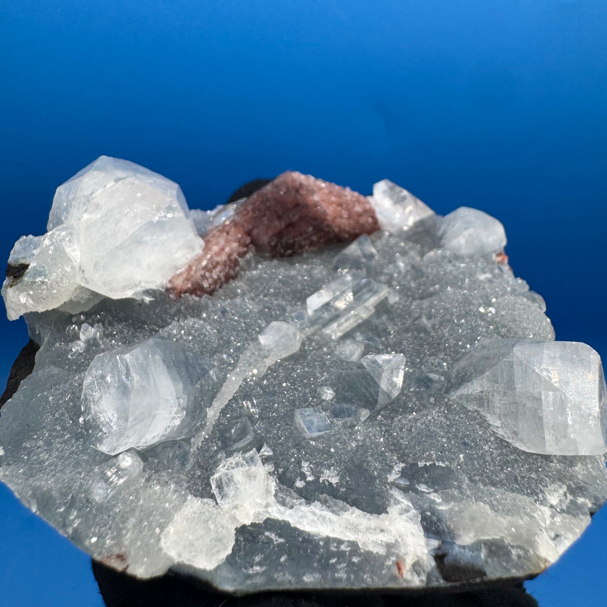 Heulandite on Chalcedony Specimen - 196g