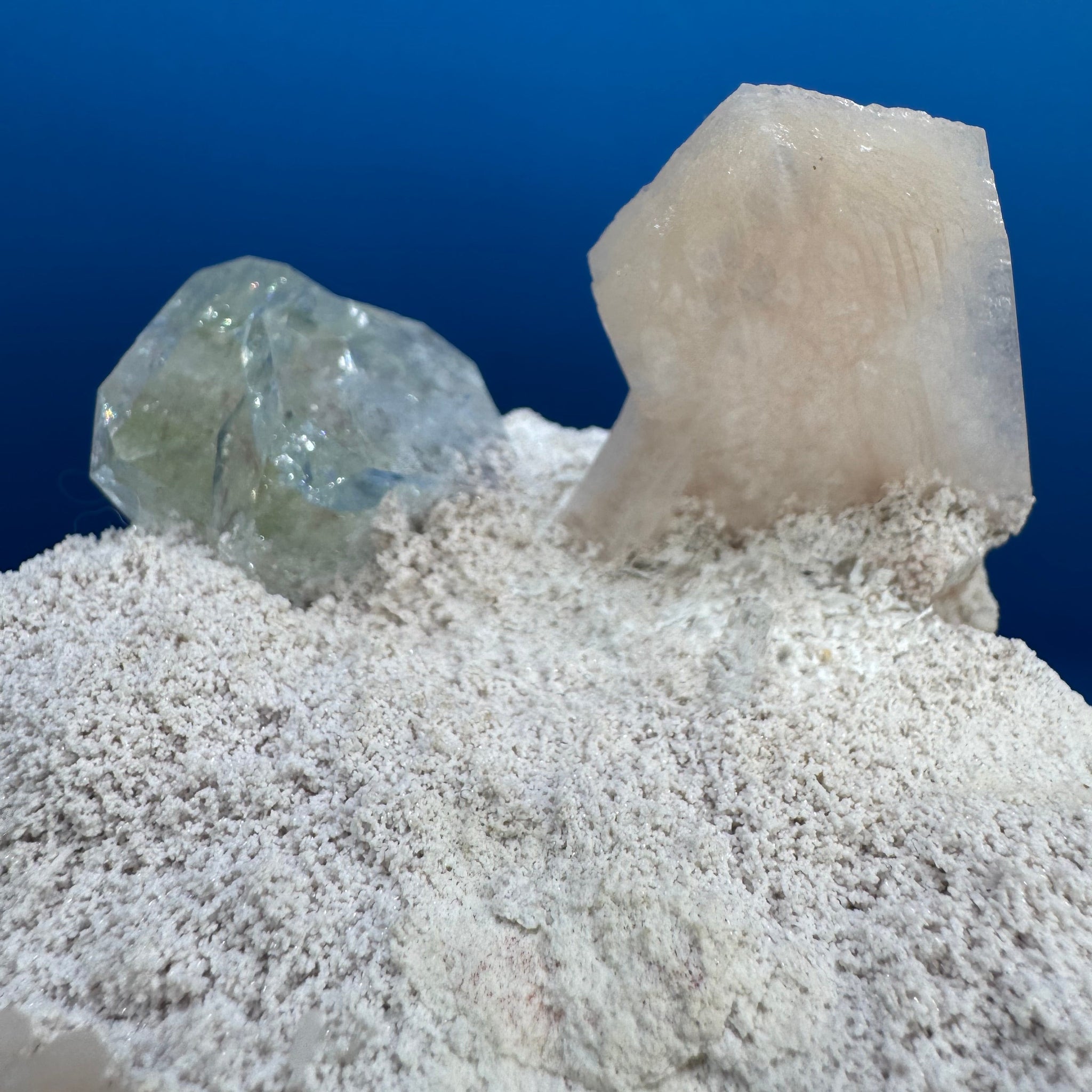 Apophyllite and Stilbite Specimen - 220g