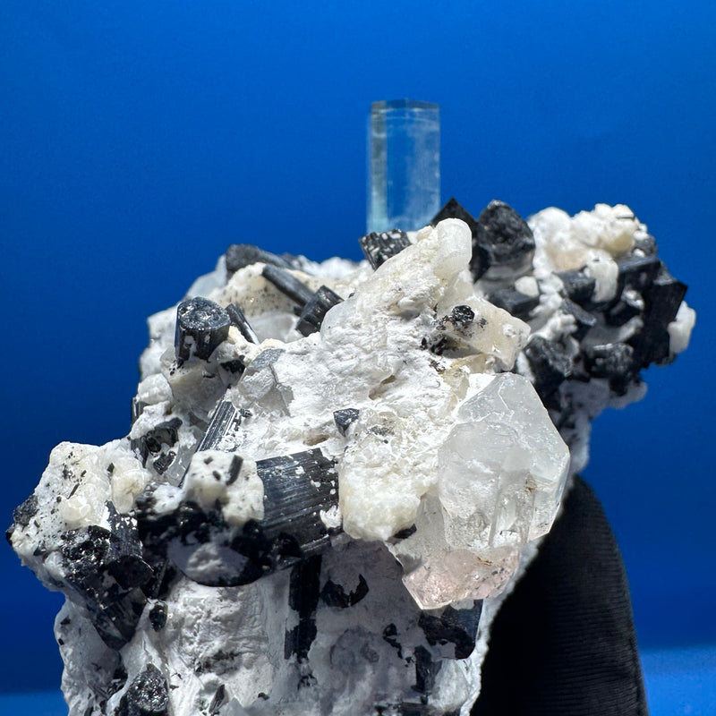 Aquarmarine and Tourmaline Specimen - 230g