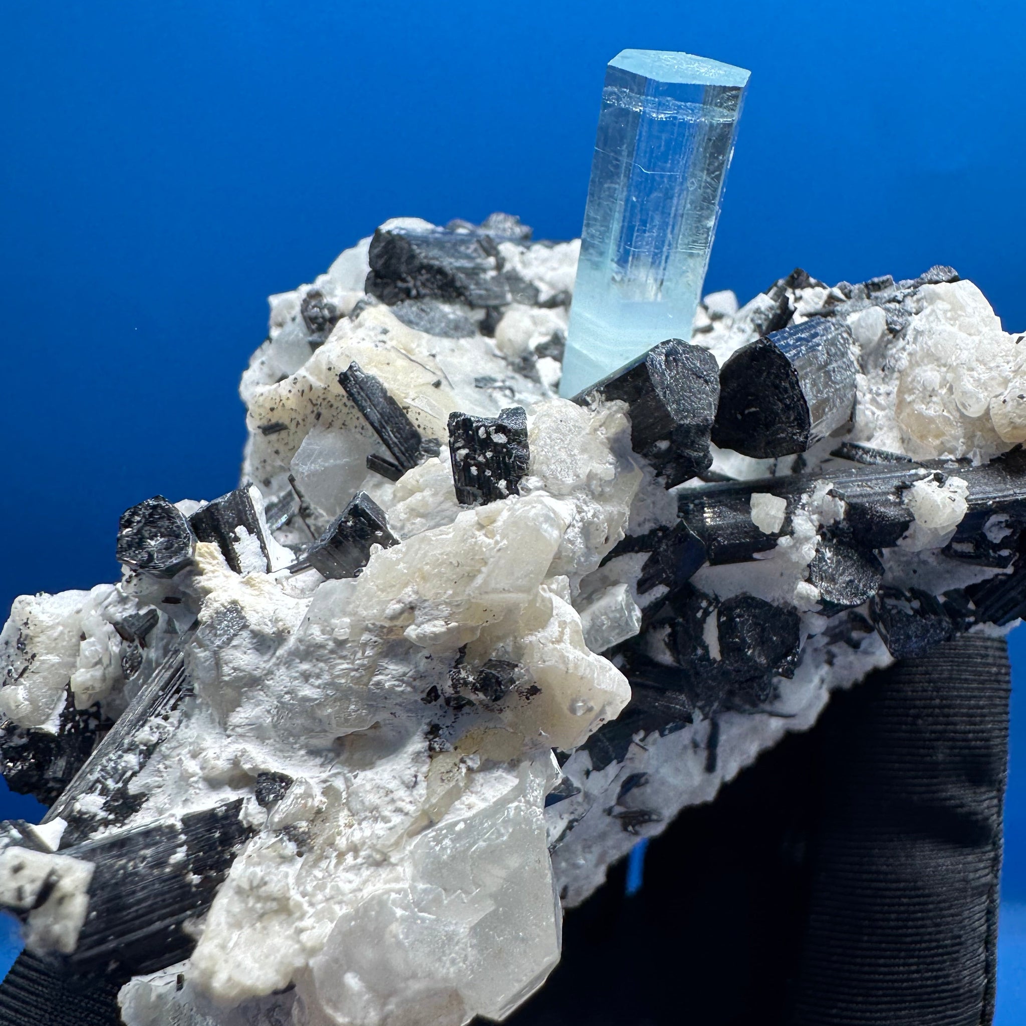 Aquarmarine and Tourmaline Specimen - 230g
