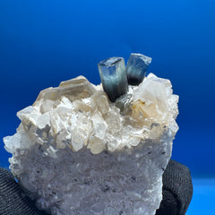 Blue Cap Tourmaline Speicmen - 102g