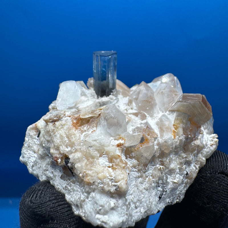 Blue Tourmaline Specimen - 97g