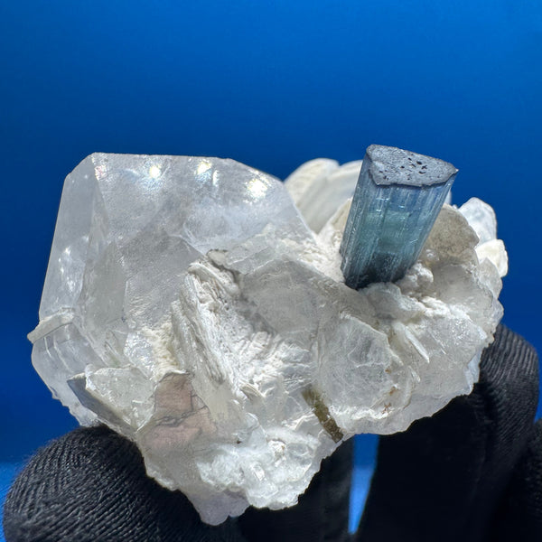 Blue Tourmaline Specimen - 68g
