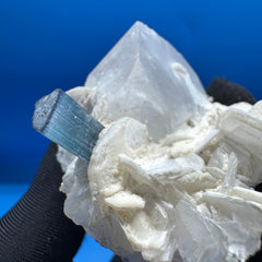 Blue Tourmaline Specimen - 68g