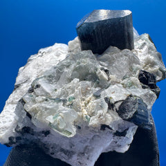 Blue Tourmaline Specimen - 119g