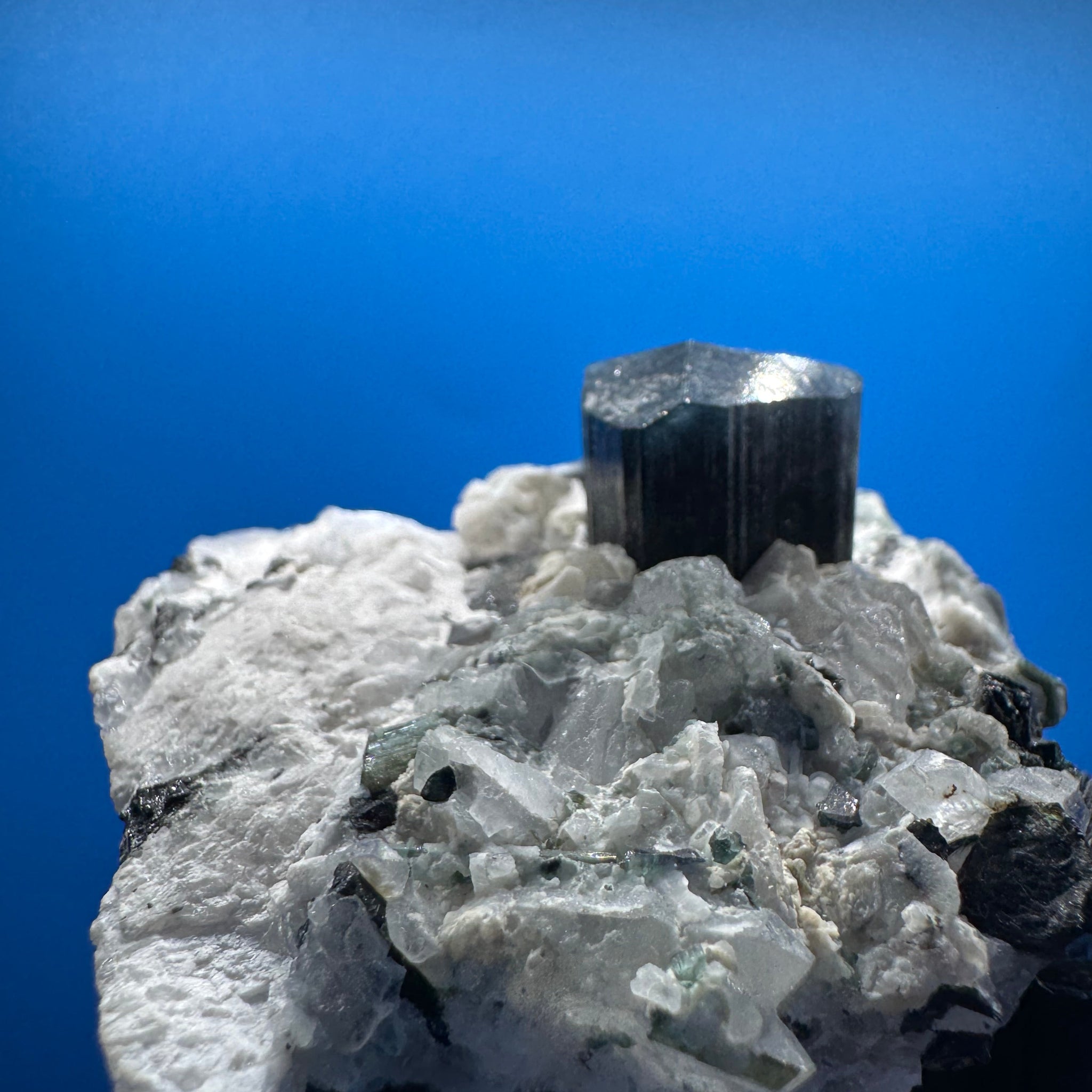 Blue Tourmaline Specimen - 119g