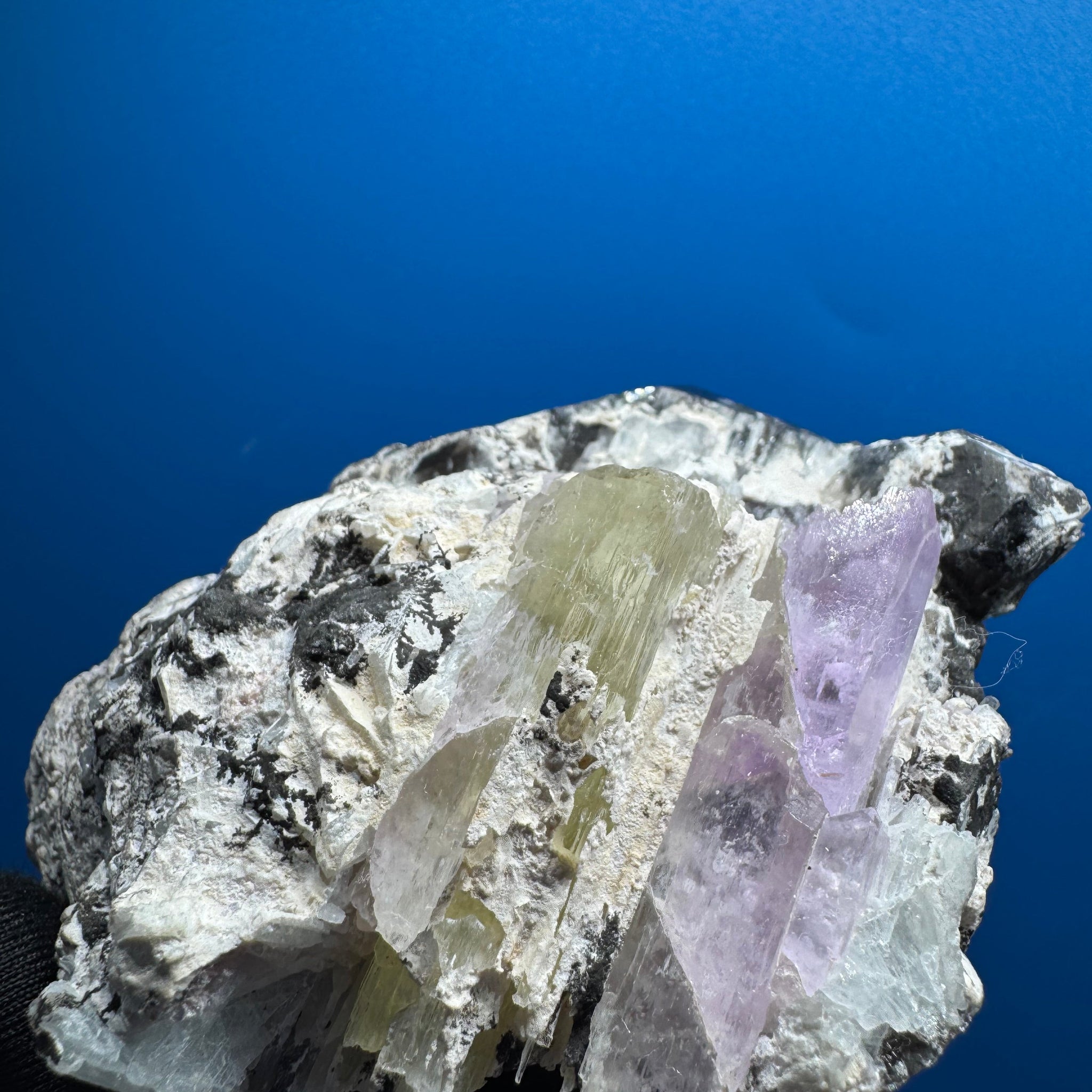 Kunzite and Smoky Quartz Specimen - 359g