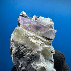 Kunzite and Smoky Quartz Specimen - 359g