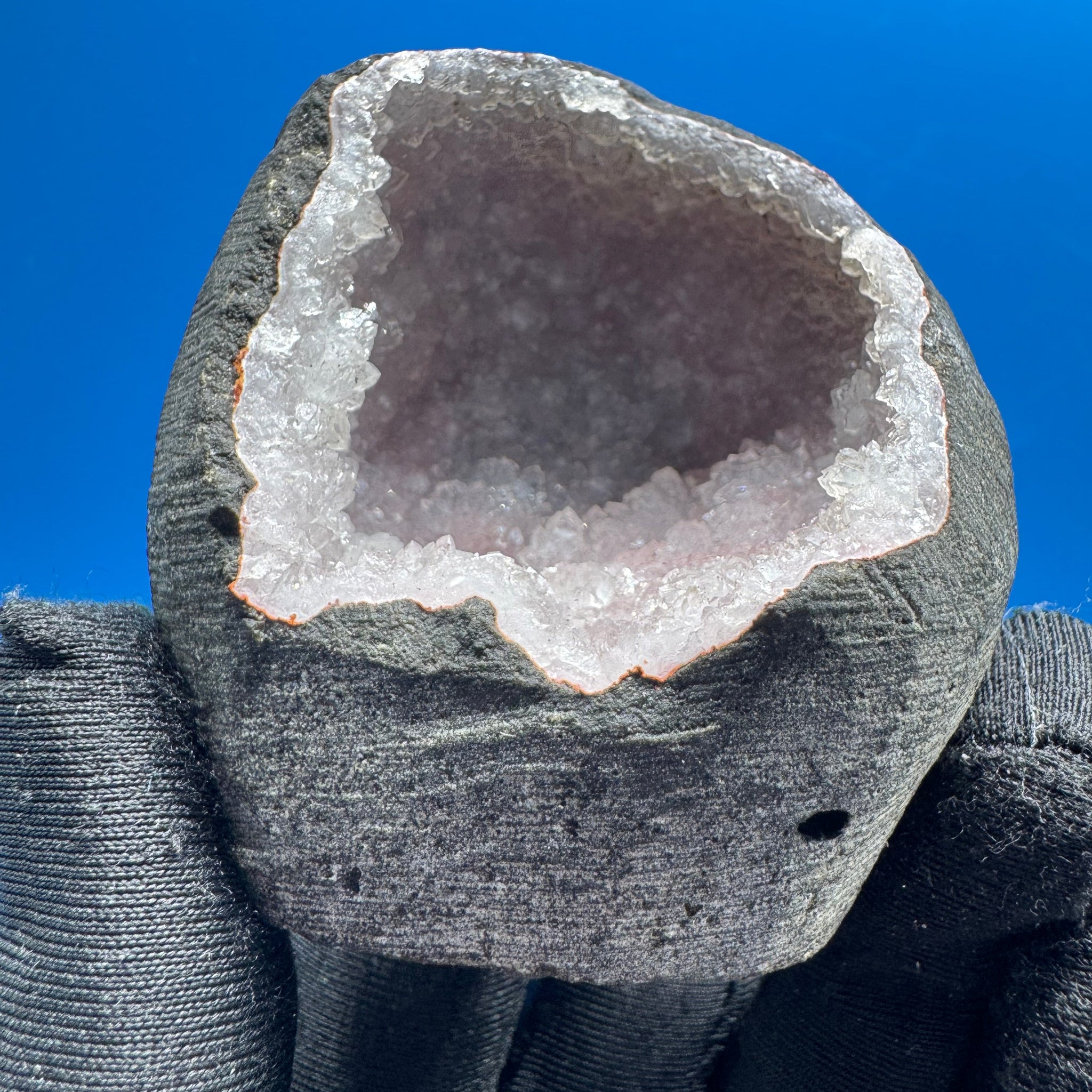 Pink Druzy Calcite Geode - 151g