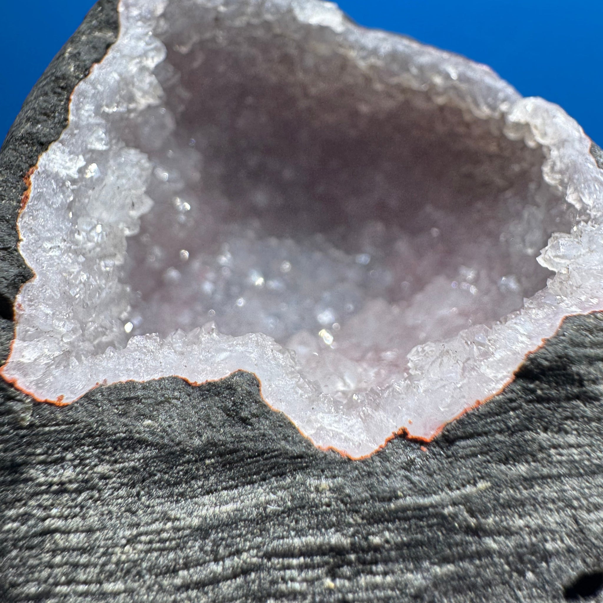 Pink Druzy Calcite Geode - 151g
