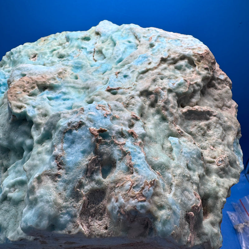 Blue Aragonite Specimen - 3577g