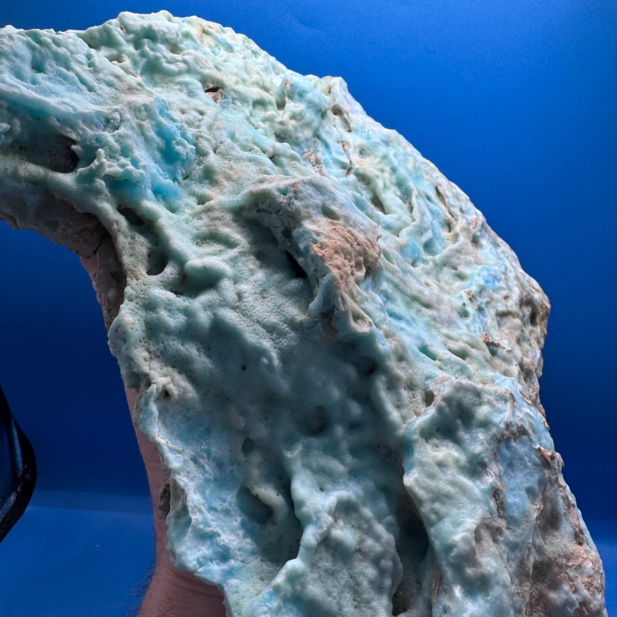 Blue Aragonite Specimen - 3577g