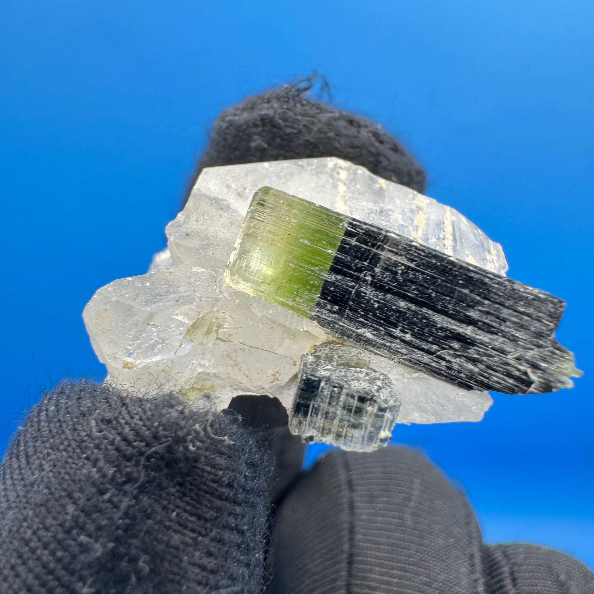 Bi Color Tourmaline Specimen - 6g