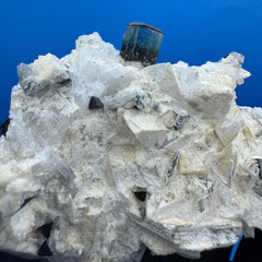 Blue Cap Tourmaline Specimen - 114g