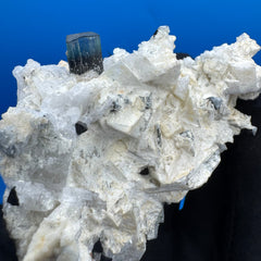 Blue Cap Tourmaline Specimen - 114g
