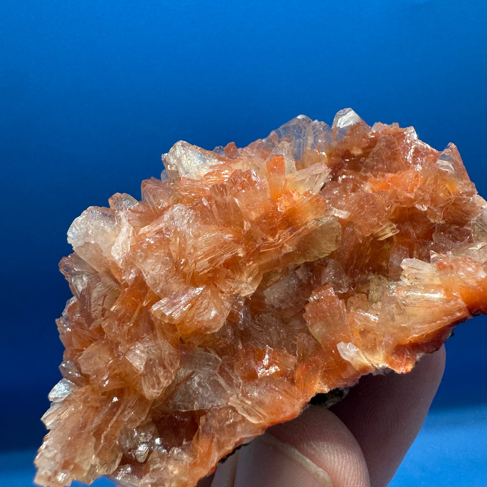 Red Heulandite with Stilbite – 44g