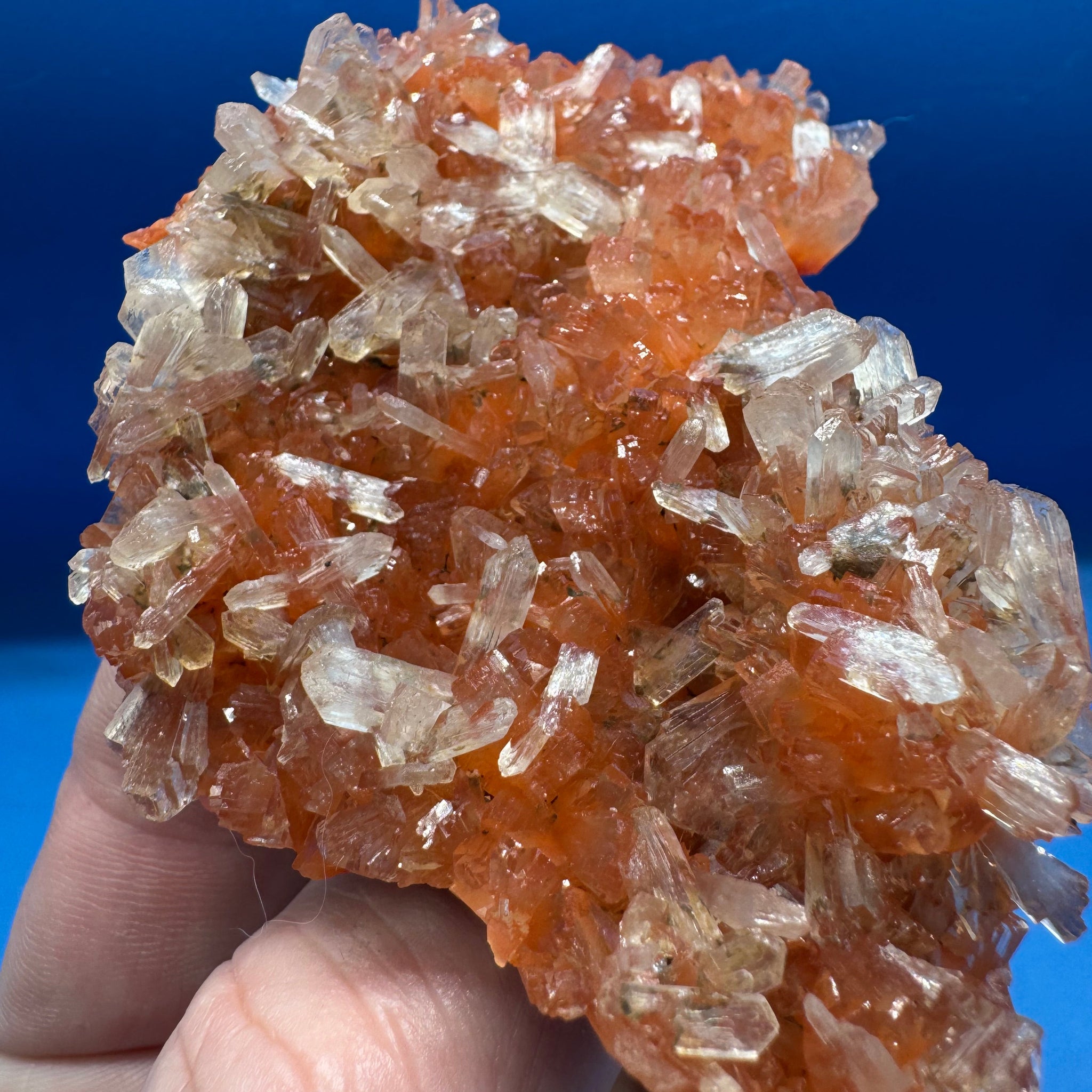 Red Heulandite with Stilbite – 62g