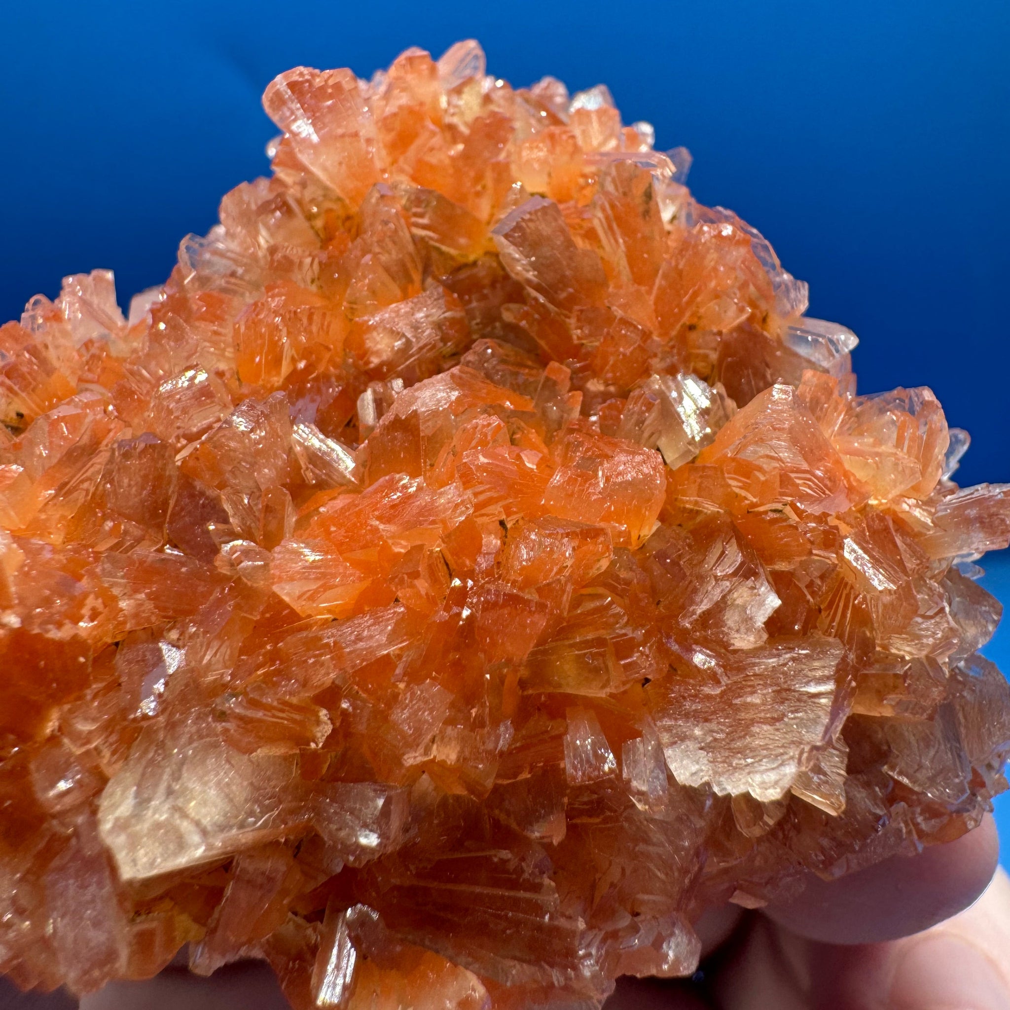 Red Heulandite with Stilbite – 55g