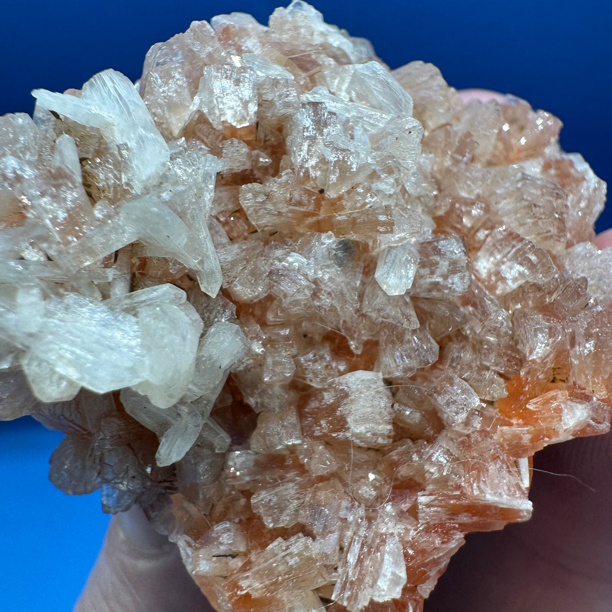 Red Heulandite with Stilbite - 42g