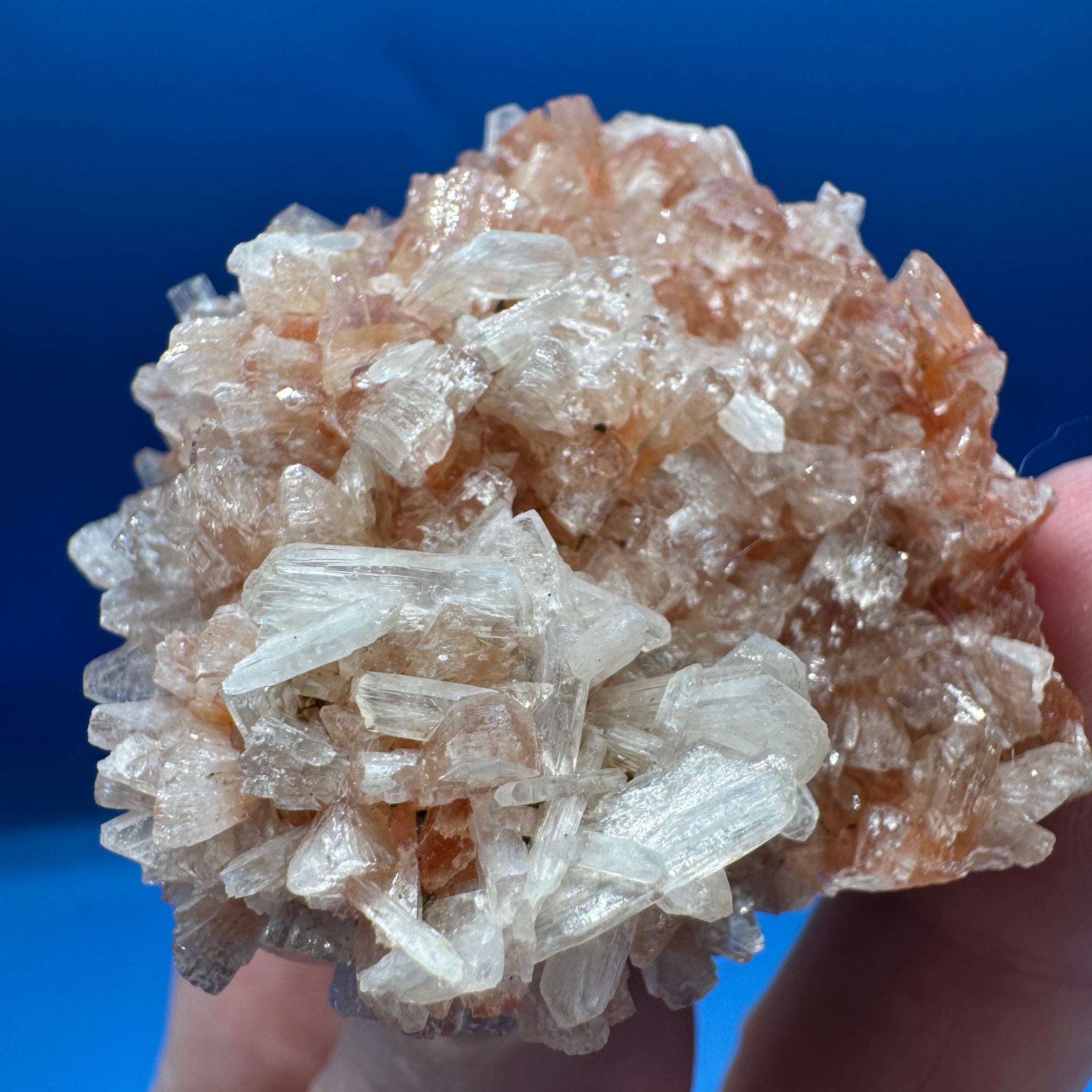 Red Heulandite with Stilbite - 42g