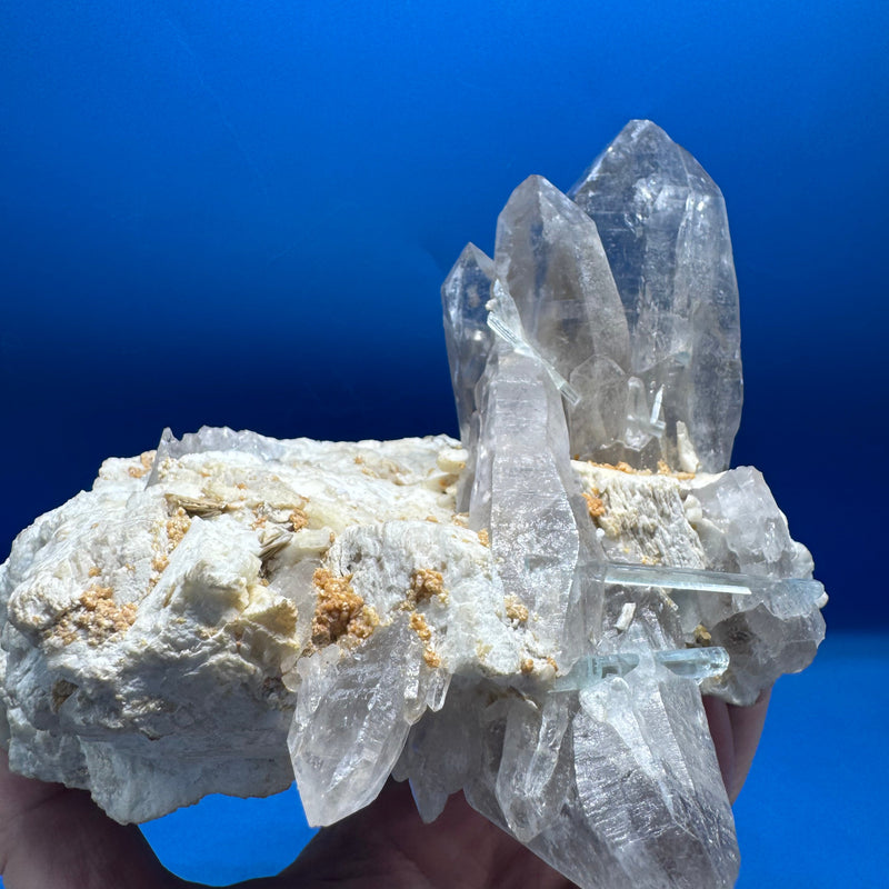 Aquamarine and Smoky Quartz - 1400g