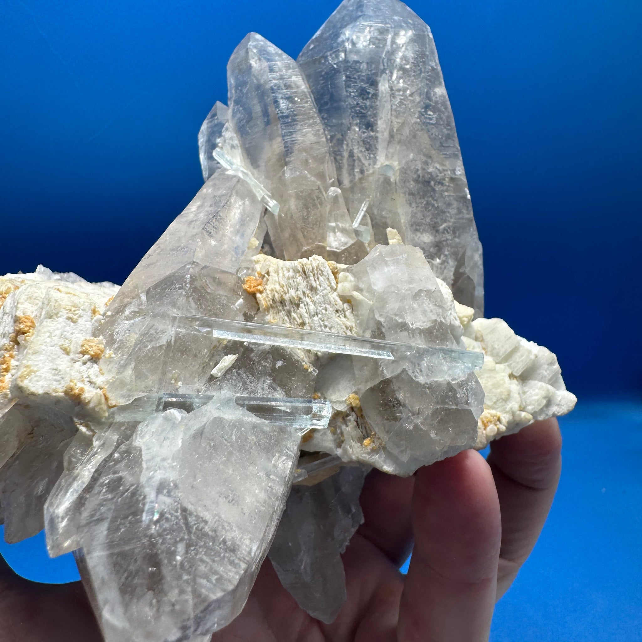 Aquamarine and Smoky Quartz - 1400g