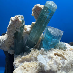 Blue Tourmaline Specimen - 47g