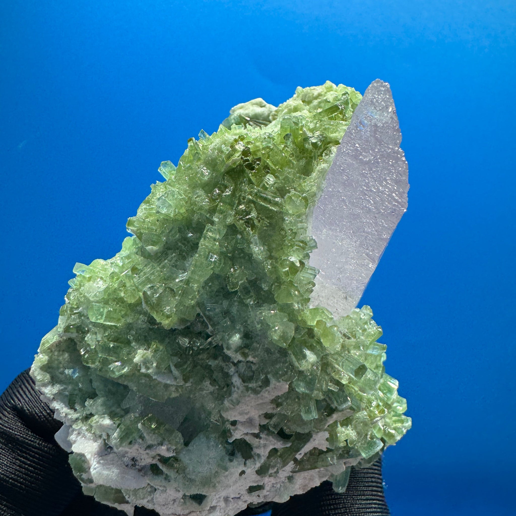 Kunzite and Tourmaline Specimen - 205g
