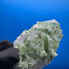 Green Tourmaline and Quartz Specimen - 322g