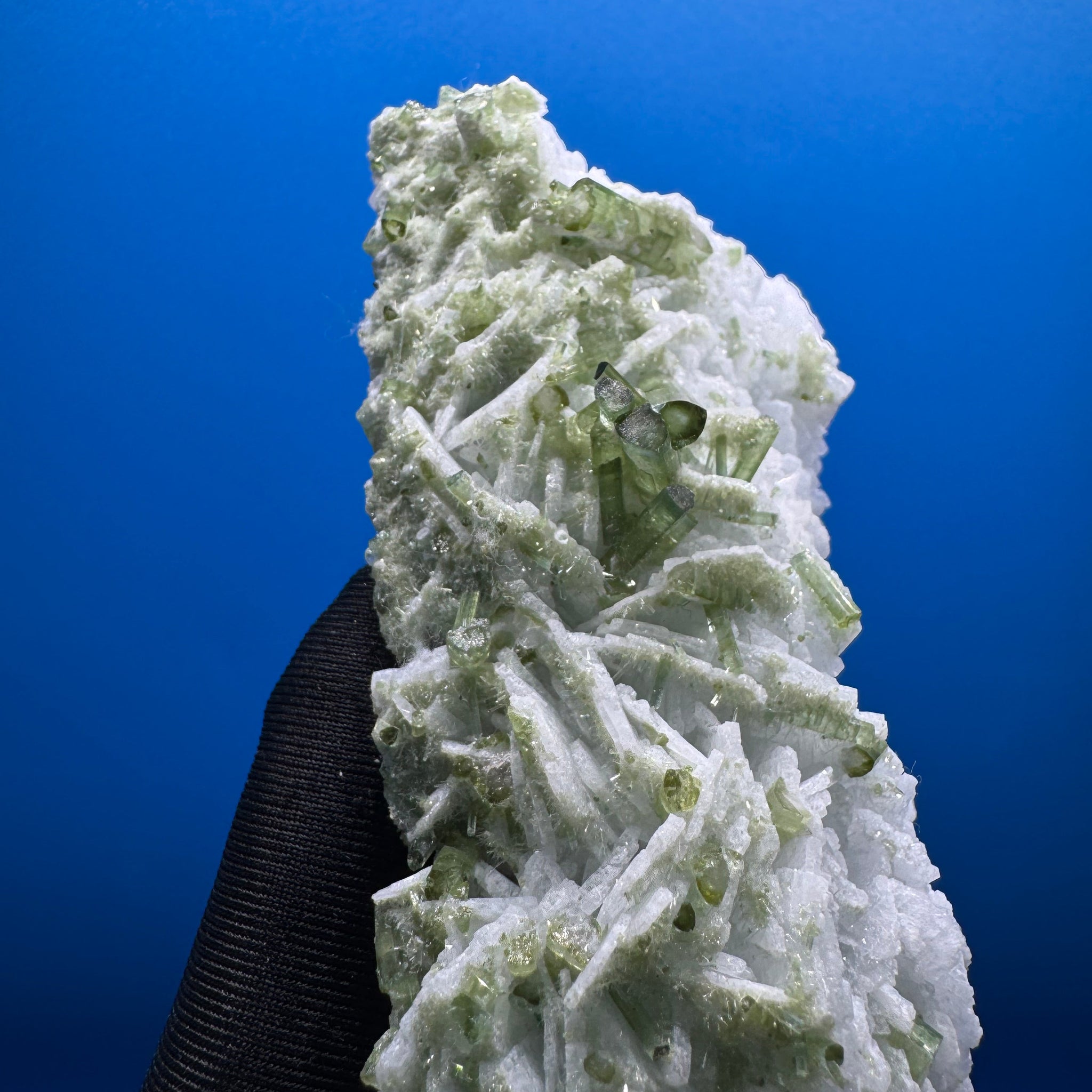 Green Tourmaline and Clevelandite Specimen - 170g