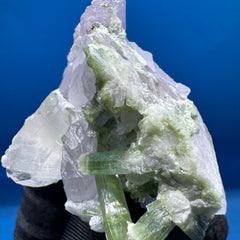 Tourmaline and Kunzite Specimen - 43g