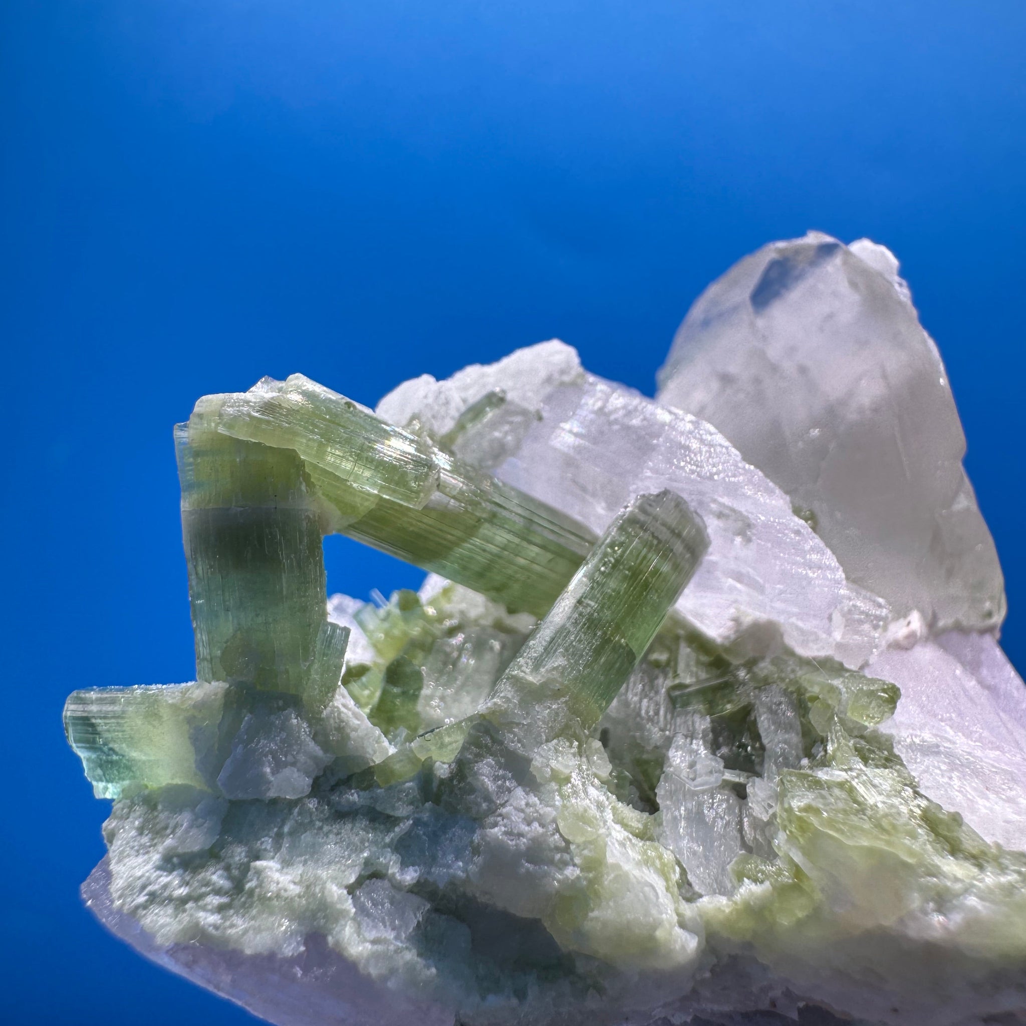 Tourmaline and Kunzite Specimen - 43g