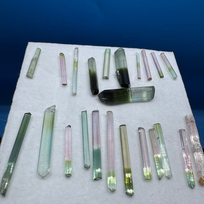Tourmaline Crystal Lot - 7.62ct