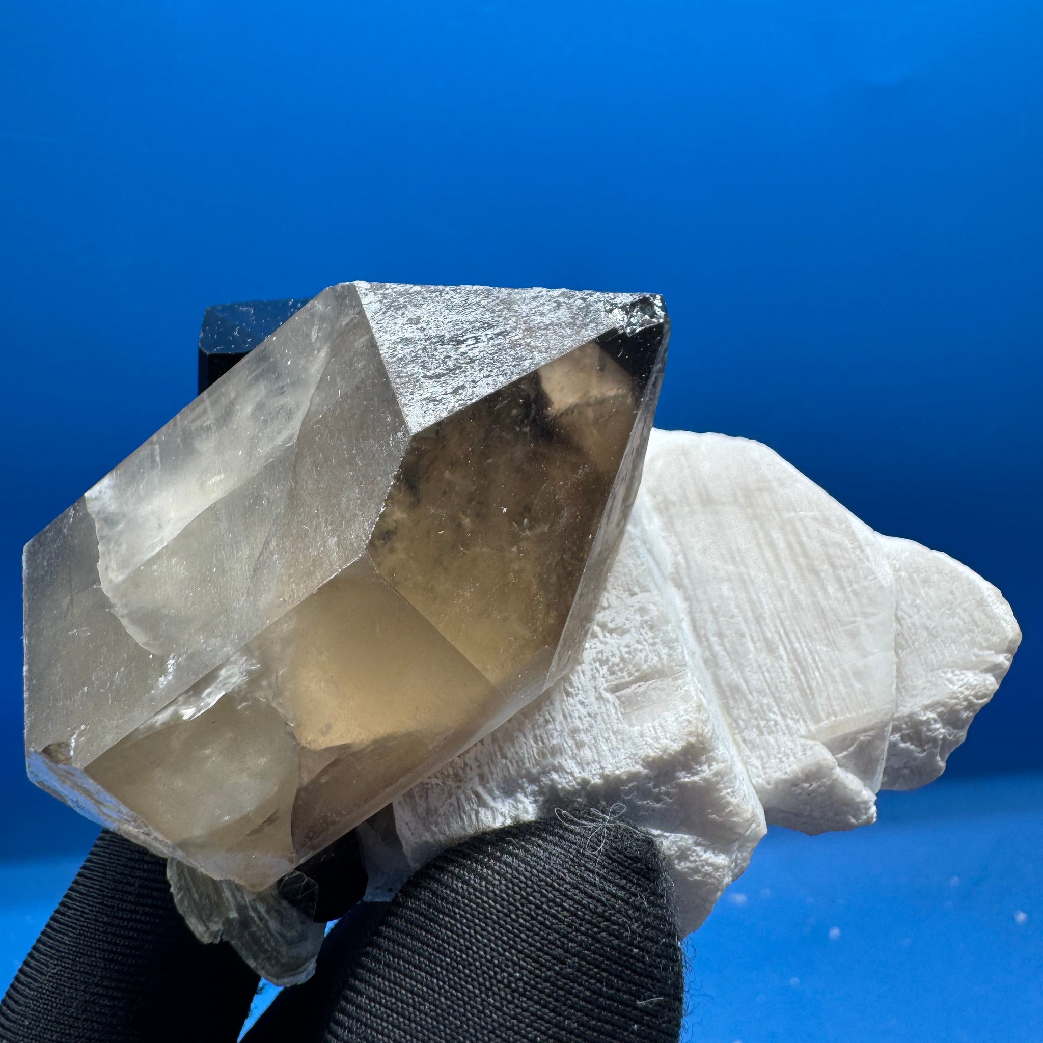 Black Tourmaline & Smoky Quartz - 183g