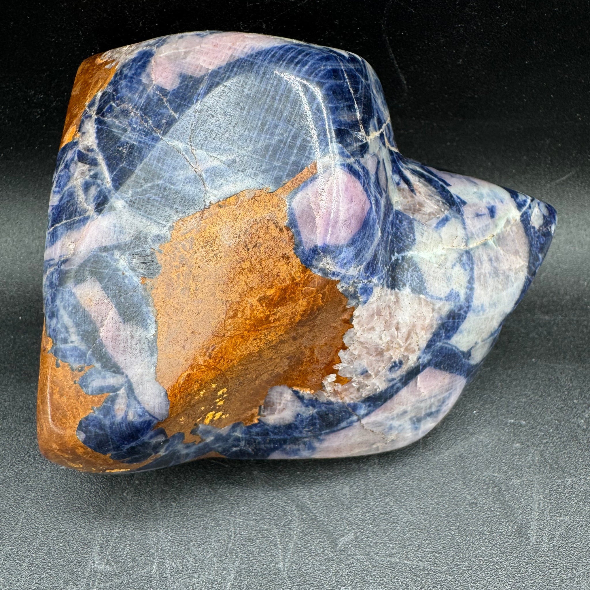 Sodalite Lazurite and Aragonite Freeform - 760g