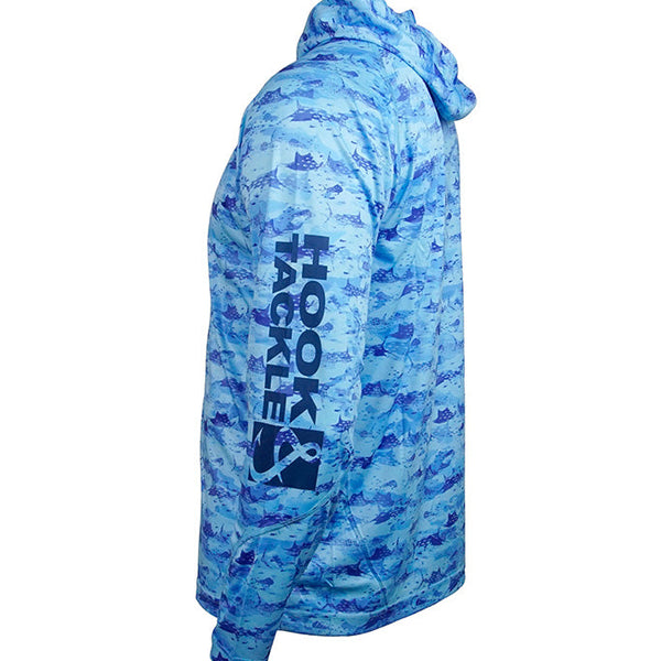 Men's Billfish Camo UV Fishing Hoodie