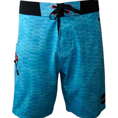 Men's Fish Scales Stretch Fishing Boardshort