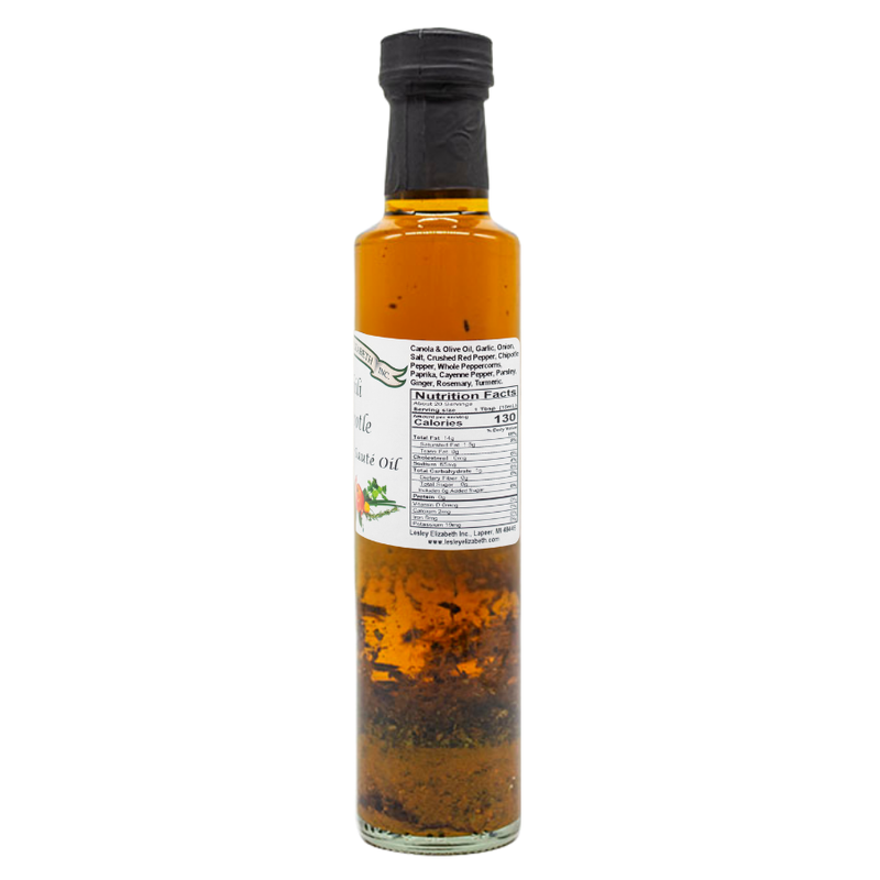 Lesley Elizabeth Chili Chipotle Grilling & Saute Oil, Dorica (250mL)