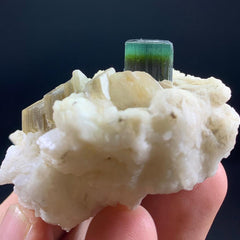 Greencap Tourmaline Specimen - 112g