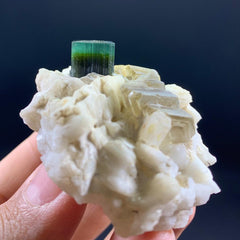 Greencap Tourmaline Specimen - 112g