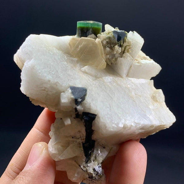 Green Cap Tourmaline Specimen - 197g