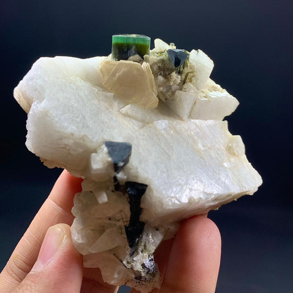 Green Cap Tourmaline Specimen - 197g