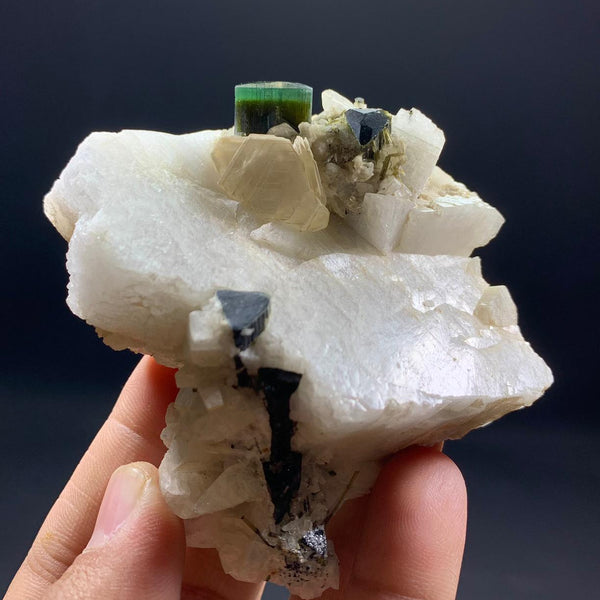 Green Cap Tourmaline Specimen - 197g