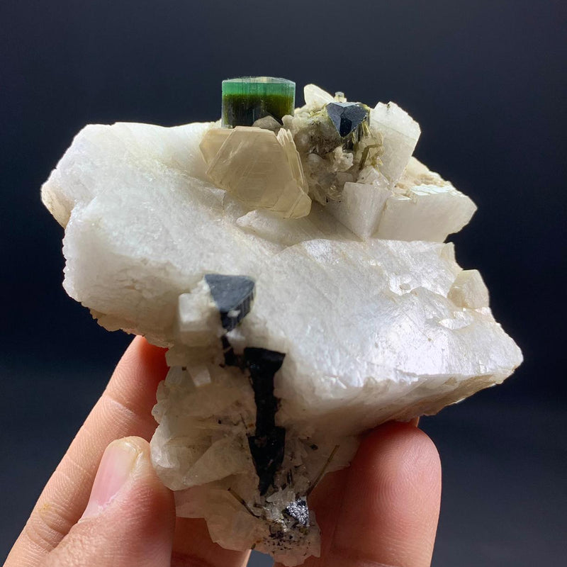Green Cap Tourmaline Specimen - 197g