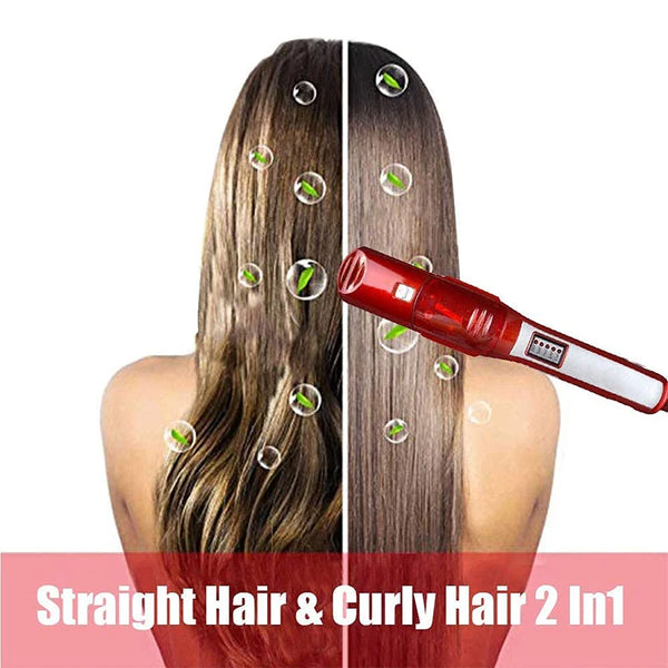 Steam Flat Iron Hair Straightener Professional Hair Curler Titanium Ceramic Hair Straighting Curling Iron Hair Care Styling Tool