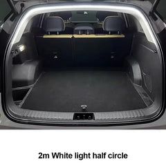 Car Trunk LED Strip Lights for The Interior Decoration of The Vehicle, Featuring Neon Lights and DIY Ambient Light Strips