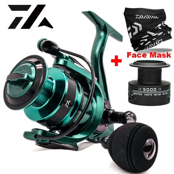 VWVIVIDWORLD,High Quality,Double Spool,Fishing Reel,Alloy Gear Ratio,High Speed,Spinning Reel,Casting reel,Carp Saltwater