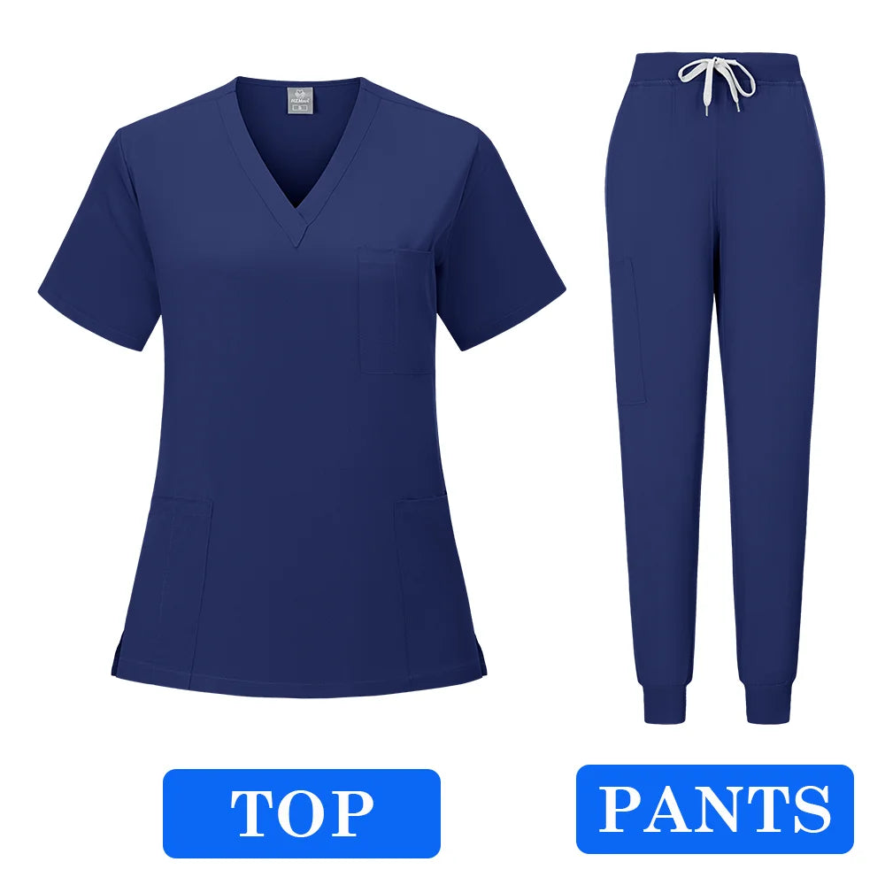 Most Popular Women’s Surgical Scrubs Fig Scrubs Clinical Uniform Woman Dentist Aesthetic Uniforms Man Nurse Accessories Clothes